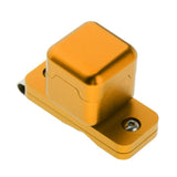 Maxbell Billiard Pool Chalk Holder with Belt Clip Metal Precision Tool Yellow