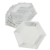 Max 8pcs Hexagonal Disposable Paper Plates Birthday Party Tableware DIY  8 inch