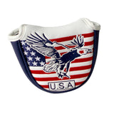 Maxbell PU Golf Club Rescue Head Cover Golf Putters Headcover America Flag