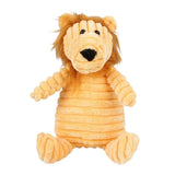 Maxbell Animal Shape Corduroy Pet Toy Dog Puppy Chewing Biting Toy Lion