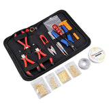 Max Jewelry Making Supplies Kit with Jewelry Tools, Jewelry Wires Zipper Case