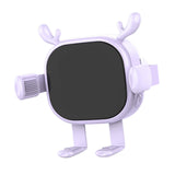 Maxbell Car Charger Bracket Mobile Phone Bracket for 4.7inch-7inch Mobile Phones Purple