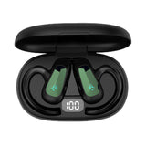 Maxbell Wireless Headset Built in Microphone HiFi V5.2 for Sports Fitness Workout Green