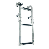 Max 2+1 Step Boat Ladder Foldable Stainless Steel Telescopic Swim Over Platform