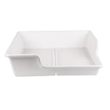 Maxbell Pet Dog Toilet Puppy Training Potty Tray Removable Anti Splashing Indoor White