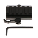 Maxbell 5-Slot Quick Detach Release 1/2" Low Profile Riser QD Mount Picatinny Rail