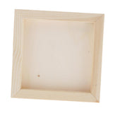 Max White Blank Artist Wooden Board Frame Oil Acrylic Painting DIY 1.5x15x15cm