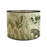 Maxbell Drum Lampshade E27 Handmade Bamboo Lamp Shades for Table Lamps Bedside Lamps Animals