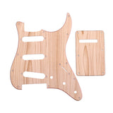 Max Prewired-Loaded Single Coil 3 Ply SSS Pickguard for Electric Guitar Parts