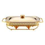 Maxbell Stainless Steel Buffet Servers and Warmers for Soup Stock Pots Banquet Party Aureate