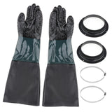 Max Pair of Gloves Heavy Duty 210mm Glove Holder & Clamp for Sand Blast Cabinet