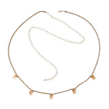 Maxbell Rhinestone Waist Chain for Girls Outfit Accessories Temperament Fashion