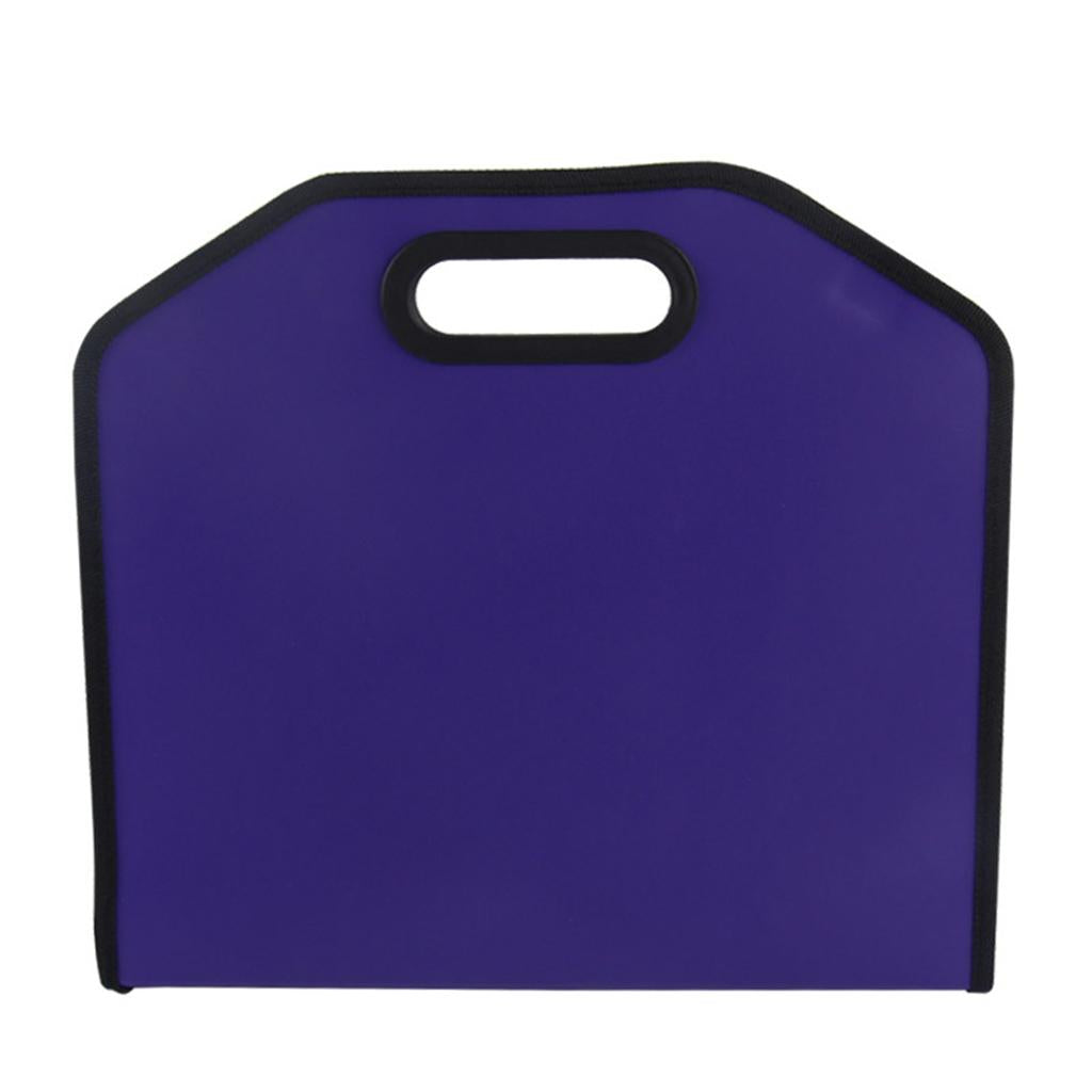 Maxbell A4 Size File Expanding Folder Organizer File Document Storage Pockets Purple