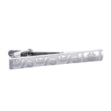 Maxbell Casual Men Tie Clip Bar Clasp Necktie Clasp Pin for Business Office  white