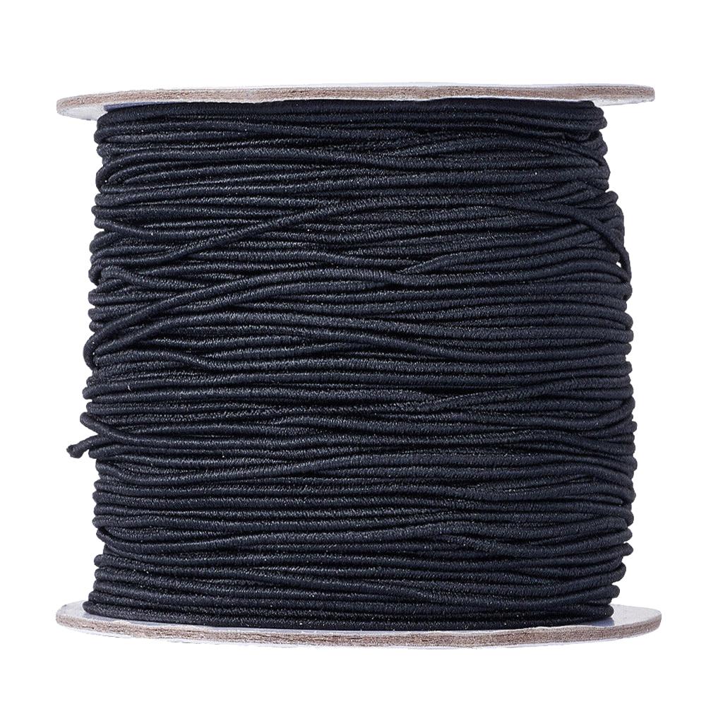 Maxbell 40/100m Elastic Band Cord Ribbon for Clothes Dress Pant Sewing 2mm