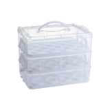 Maxbell Cupcake Storage Containers with Lid Dessert Container Case Portable for Pies White