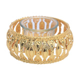 Maxbell Votive Candle Holders Candlestick Holder for Festival Tabletop Decoration round crown