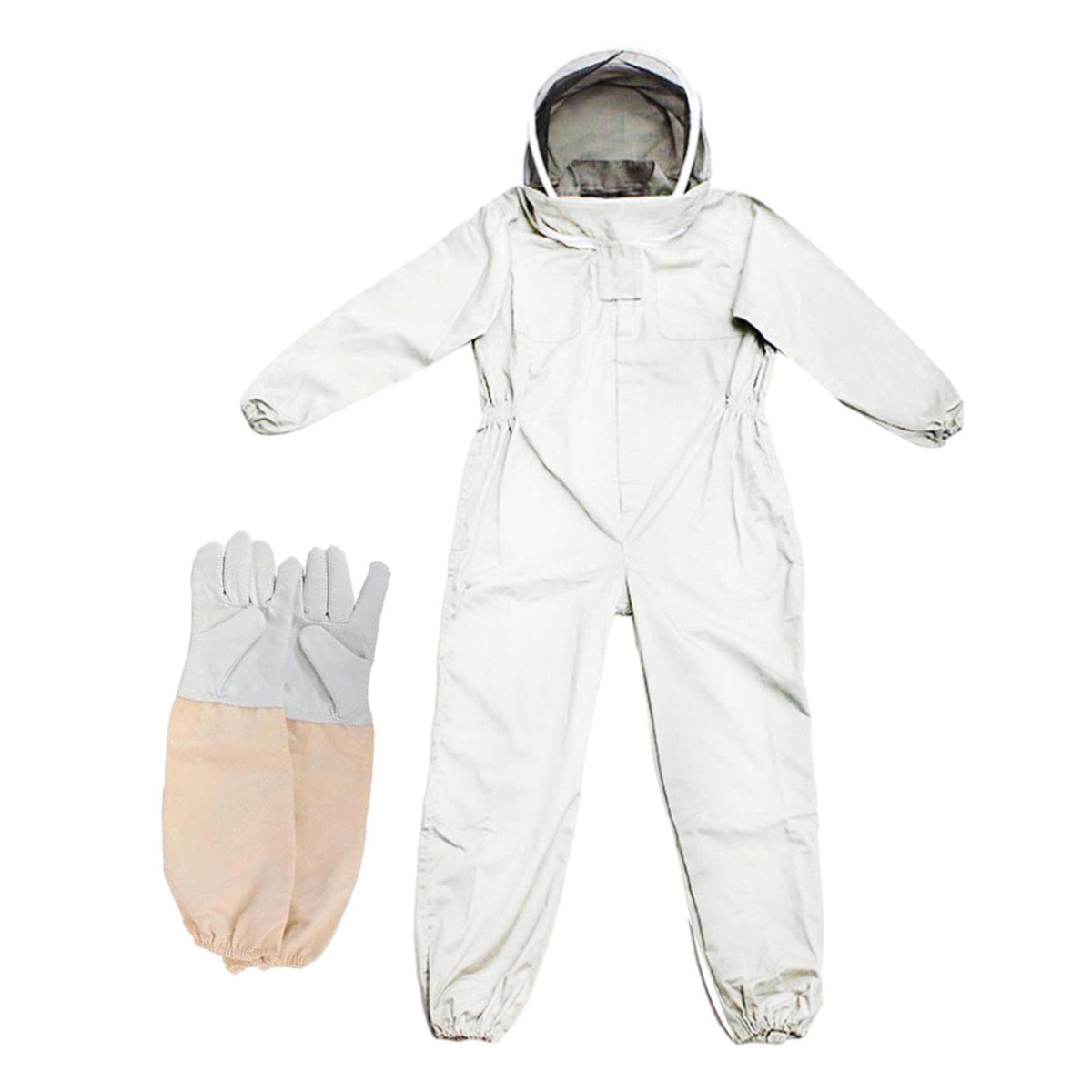 Maxbell Beekeeper Suit Mesh Hood Farm Keeping Smock Suit Comfortable Beekeeping Suit XL