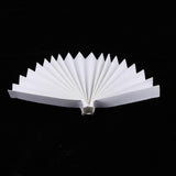 Max Various Size Paper Folding Hand Fan White Wedding & Party Favors  60cm