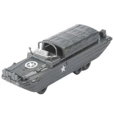 Maxbell 1PC 4D 1:72 Assemble Amphibious Vehicle Kits Sand Table Playset for Tabletop with Canopy