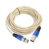 Maxbell Stereo XLR Male to Female Microphone Mic Cable for Guitar Amplifier 1500cm