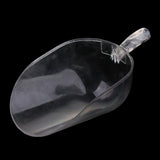 Maxbell Transparent Clear Plastic Food Feed Scoop for Pet Poultry Pigs Sheeps Geese L