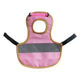 Maxbell Pet Reflective Vest Chicken Poultry Hen Saddle For Poultry Chicken Rose Red