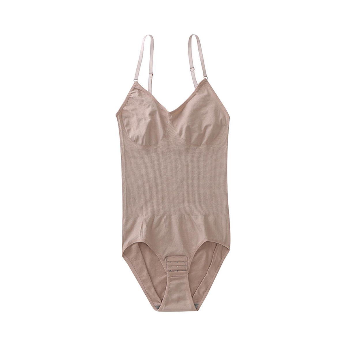 Maxbell Women's Shapewear Bodysuits Sleeveless Jumpsuits Butt Lifter Leotards Tops Skin M