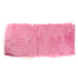 Max 80x50cm Shaggy Sheepskin Rug Soft Non Shed Carpet Rug 5cm Pile Pink