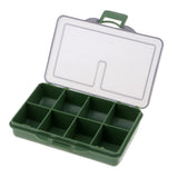 Maxbell Fishing Tackle Box for Hooks Swivels Beads Spinners Baits 8 Compartments
