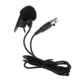 Maxbell 3 Pin Lavalier Microphone Condenser Lapel Tie Clip for Wireless Transmitter