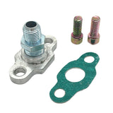 Maxbell 3/8" NPT 8AN for Garrett TB25 TB28 Turbo Oil Feed Gasket Bolt Drain Flange