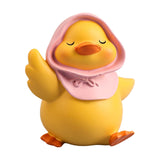 Maxbell Resin Duck Miniature Figurine Crafts Decorative Cute for Bar Cabinet Decor StyleC