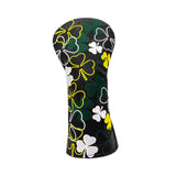 Maxbell Golf Club Head Cover Golf Wood Covers Club Protection PU Leather with Tags 1 Black
