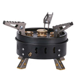 Maxbell Folding Camping Gas Stove Furnace Survival Kit Portable Burner for Picnic