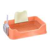 Maxbell Pet Dog Toilet Puppy Training Potty Tray Potty Pan Indoor Dog Potty Tray orange