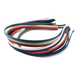 Max 12 Pieces Girl / Women Ribbon Wrapped Headband DIY Hair Loop Band Accessory