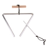 Max Maxb Musical Triangle&Beater Metal Percussion Instrument Children Kids Toy 9inch
