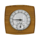 Max Wooden Sauna Room Thermometer and Hygrometer Wood