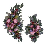 Maxbell 2Pcs Wedding Arch Flower Background Wall Decoration for Ceremony Reception