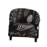 Maxbell Polyester Tub Chair Covers Armchair cover, home decors for Living room, bar Black