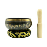 Maxbell Maxbell Tibetan Singing Bowls Set Beautiful Sound Antique for Calming 3.15inch
