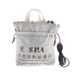 Maxbell Hot Stone Heater SPA Massage Hot Stone Warmer Heat Bag for Body Relax USPlug