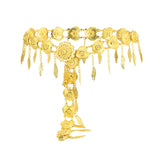 Maxbell Stylish Women Waist Chain Belt Decorative Waistband for Costume Dress Outfit Style A 105cmx8cm