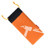 Max Camping Tent Pegs Hammer Nails Pouch Storage Bag Stuff Sack Orange