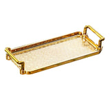 Maxbell Nordic Serving Tray with Handles Multifunction for Toilet Kitchen Organizer 24x10cm