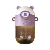 Maxbell Kids Water Bottle Flip Straw Lid 600ml Cycling Locking Spout Cover Water Jug Violet