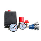 Max Air Compressor Pressure Control Switch Valve Manifold Regulator Gauge C