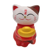 Maxbell Solar Powered Dancing Toy Cute Bobblehead Fortune Cat Sun Dancer C