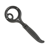 Maxbell 9 Descender Rigging Plate Abseiling Downhill Equipment for Caving Black